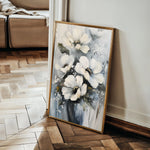 Floral 321 Canvas Art 60 x 40 cm / Black