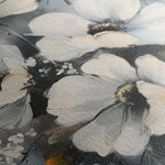 Floral 321 Canvas Art 60 x 40 cm / Black