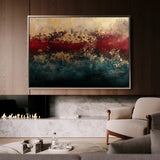 Abstract 322 Canvas Art 60 x 40 cm / Black