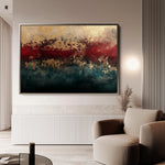 Abstract 322 Canvas Art 60 x 40 cm / Black