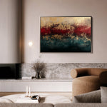 Abstract 322 Canvas Art 60 x 40 cm / Black