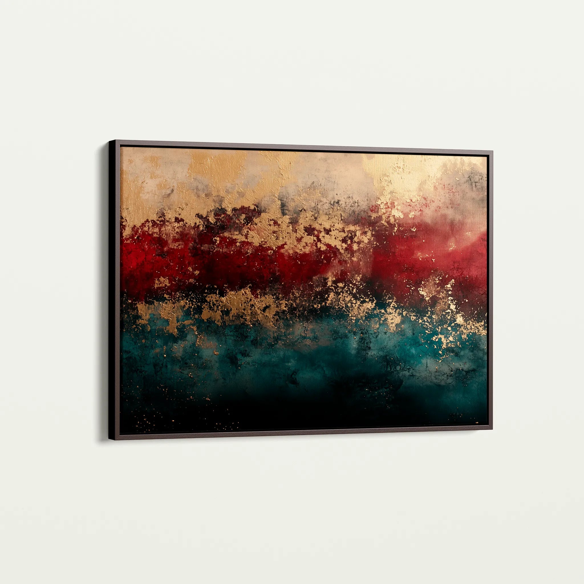 Abstract 322 Canvas Art 60 x 40 cm / Black