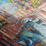 Landscape 322 Canvas Art 60 x 40 cm / Black