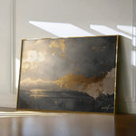 Abstract 323 Canvas Art 60 x 40 cm / Black