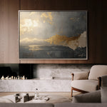 Abstract 323 Canvas Art 60 x 40 cm / Black