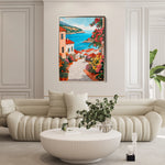 Landscape 324 Canvas Art 60 x 40 cm / Black
