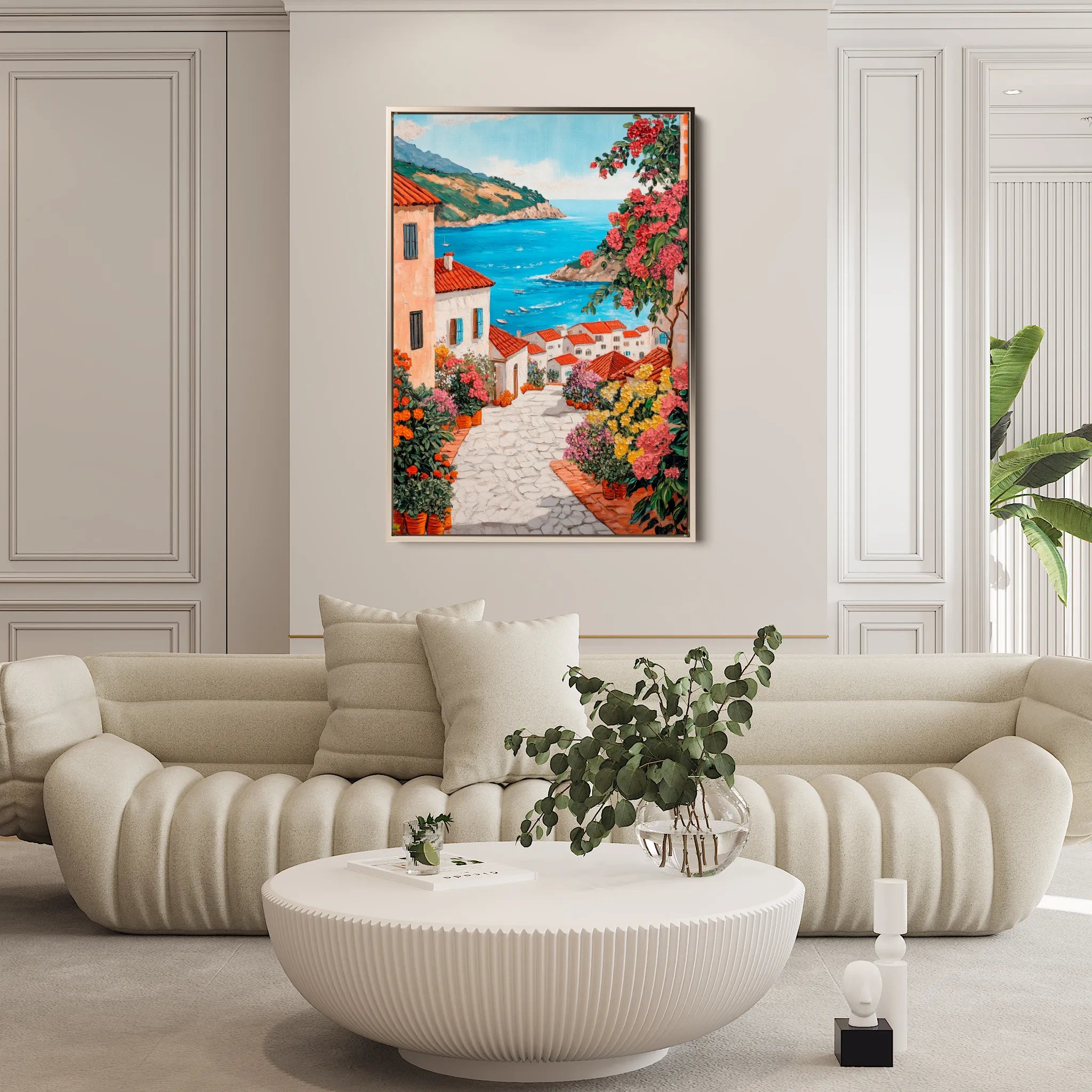 Landscape 324 Canvas Art 60 x 40 cm / Black