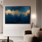 Abstract 325 Canvas Art 60 x 40 cm / Black