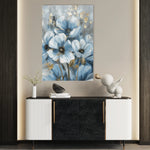 Floral 325 Canvas Art 60 x 40 cm / Black