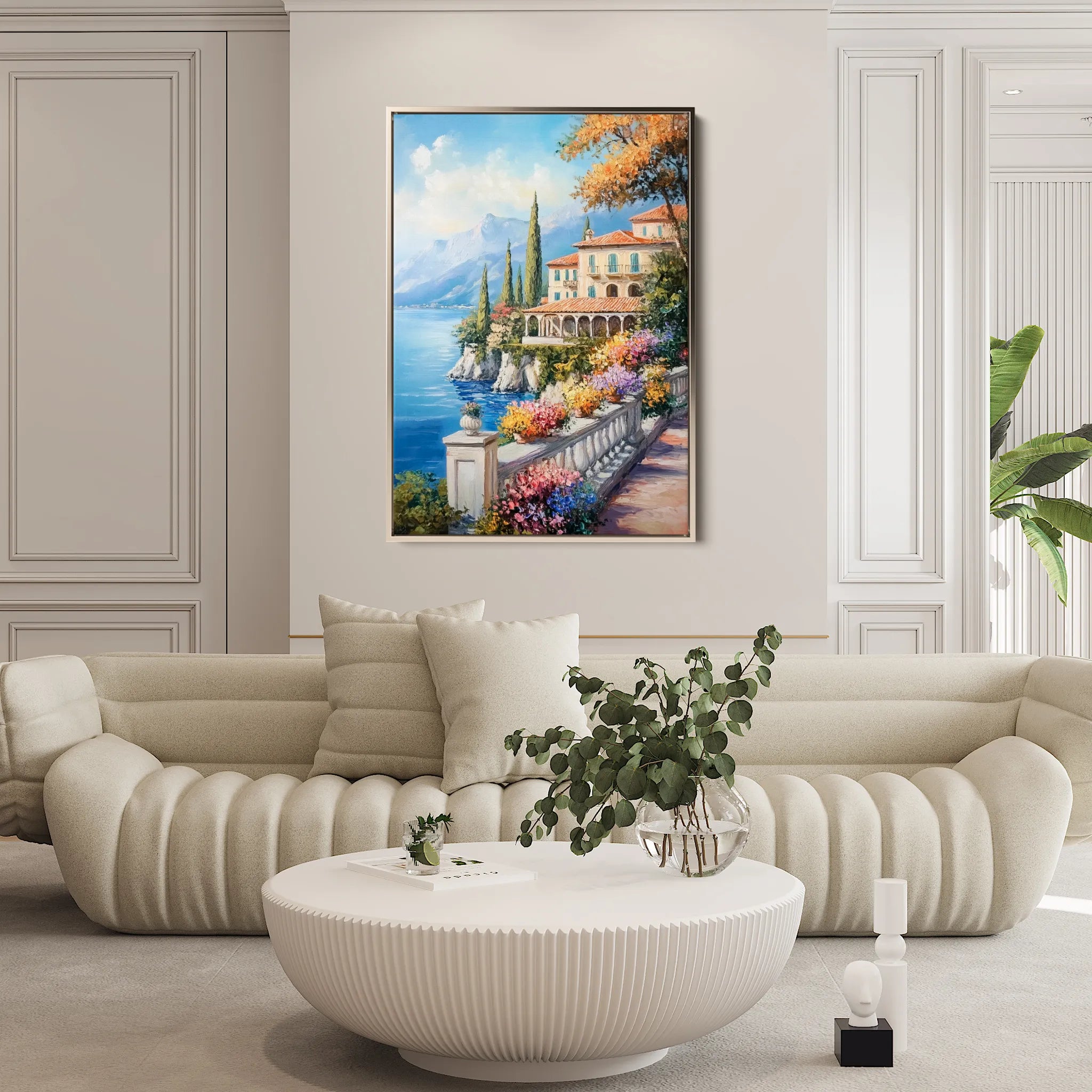 Landscape 325 Canvas Art 60 x 40 cm / Black