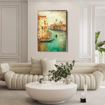 Landscape 326 Canvas Art 60 x 40 cm / Black
