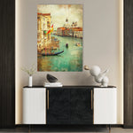 Landscape 326 Canvas Art 60 x 40 cm / Black