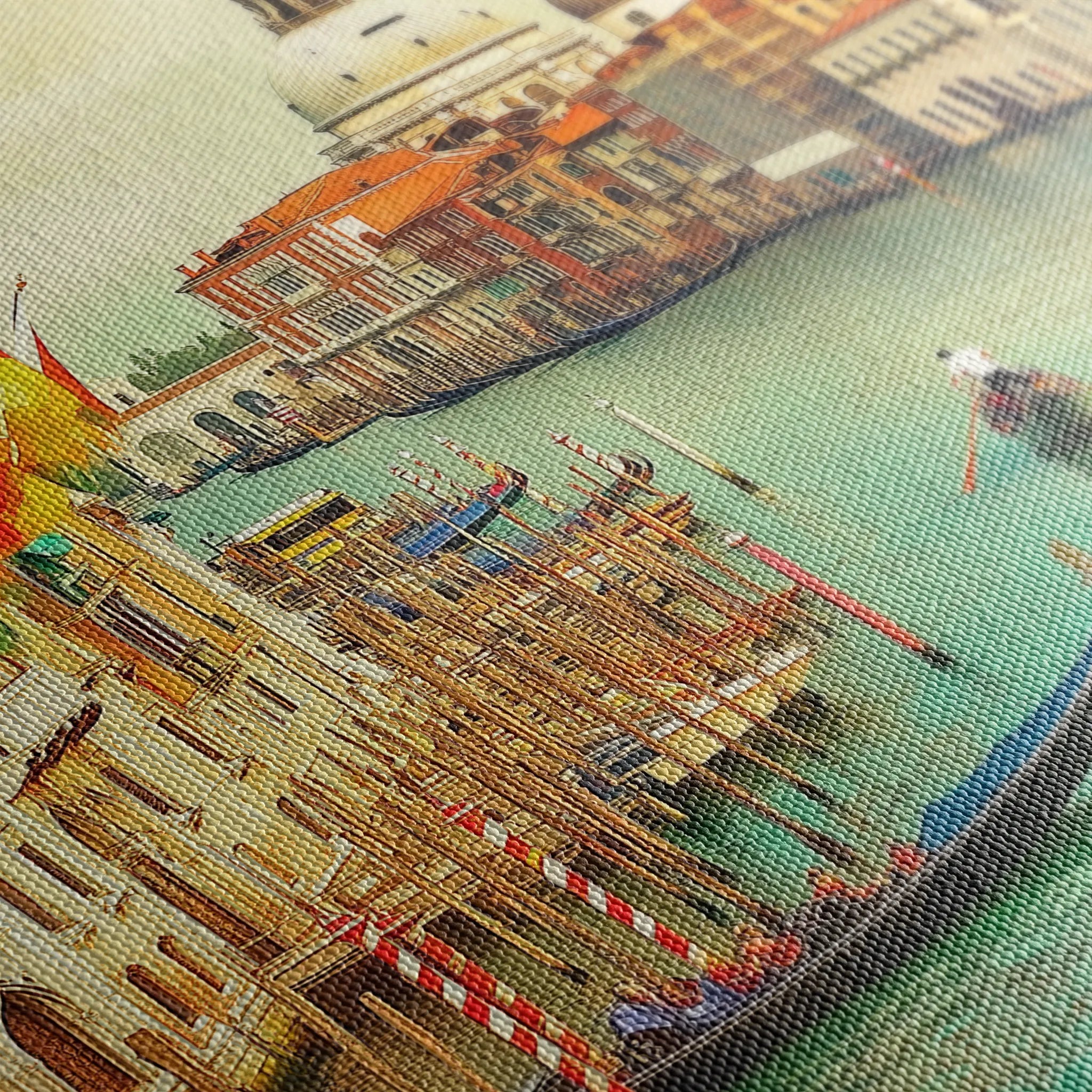 Landscape 326 Canvas Art 60 x 40 cm / Black