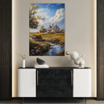 Landscape 327 Canvas Art 60 x 40 cm / Black