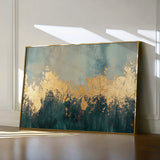 Abstract 328 Canvas Art 60 x 40 cm / Black