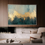Abstract 328 Canvas Art 60 x 40 cm / Black