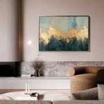 Abstract 328 Canvas Art 60 x 40 cm / Black