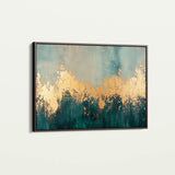 Abstract 328 Canvas Art 60 x 40 cm / Black