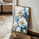 Floral 328 Canvas Art 60 x 40 cm / Black