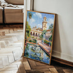 Landscape 328 Canvas Art 60 x 40 cm / Black