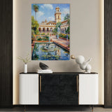 Landscape 328 Canvas Art 60 x 40 cm / Black