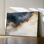 Abstract 329 Canvas Art 60 x 40 cm / Black