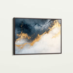 Abstract 329 Canvas Art 60 x 40 cm / Black