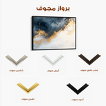 Abstract 329 Canvas Art 60 x 40 cm / Black