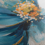 Floral 329 Canvas Art 60 x 40 cm / Black