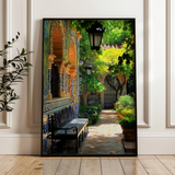Landscape 329 Canvas Art 60 x 40 cm / Black