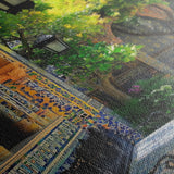 Landscape 329 Canvas Art 60 x 40 cm / Black