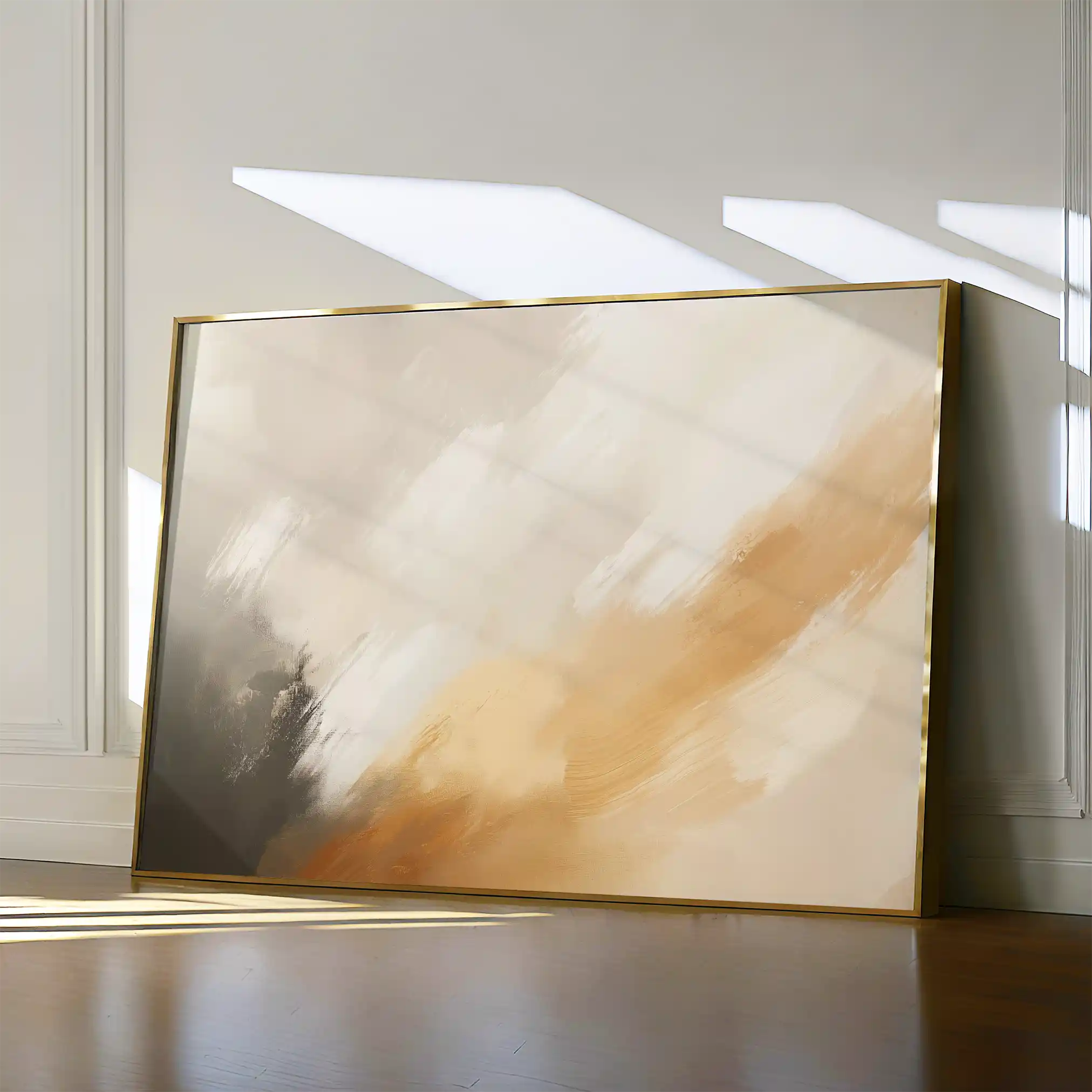 Abstract 330 Canvas Art 60 x 40 cm / Black