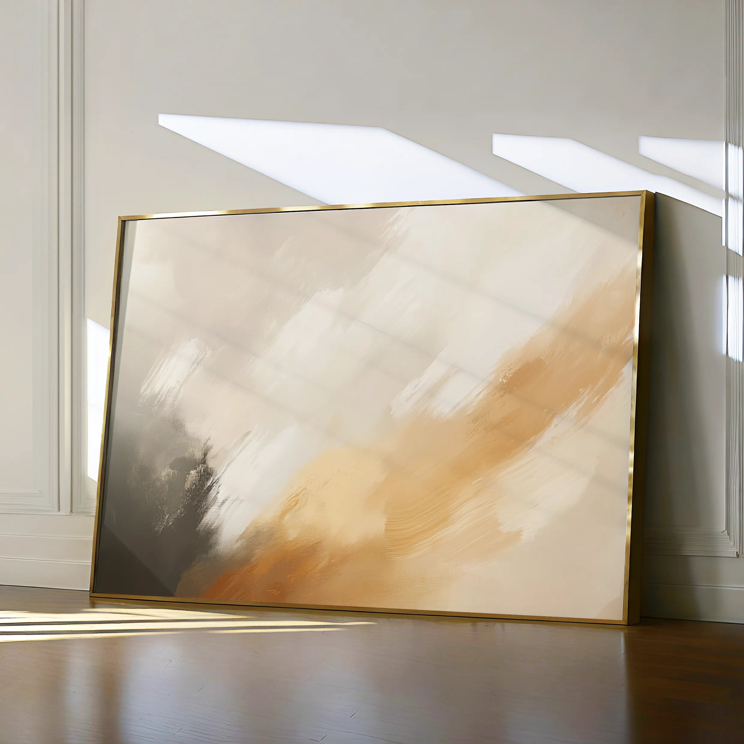 Abstract 330 Canvas Art 60 x 40 cm / Black