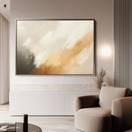 Abstract 330 Canvas Art 60 x 40 cm / Black