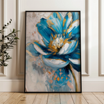 Floral 330 Canvas Art 60 x 40 cm / Black