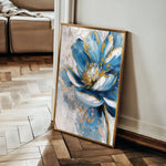 Floral 330 Canvas Art 60 x 40 cm / Black