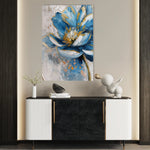 Floral 330 Canvas Art 60 x 40 cm / Black