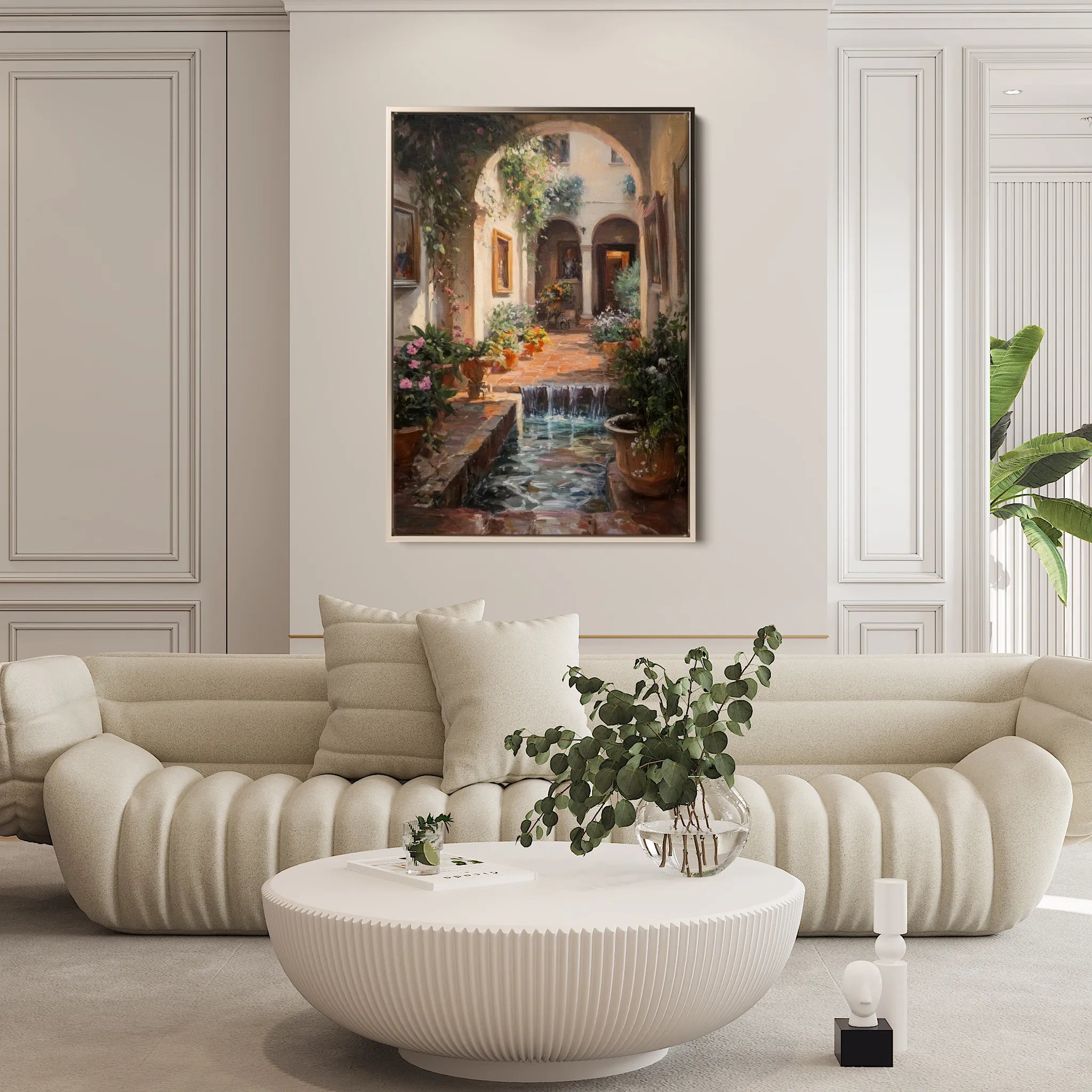 Landscape 330 Canvas Art 60 x 40 cm / Black