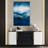 Abstract 331 Canvas Art 60 x 40 cm / Black