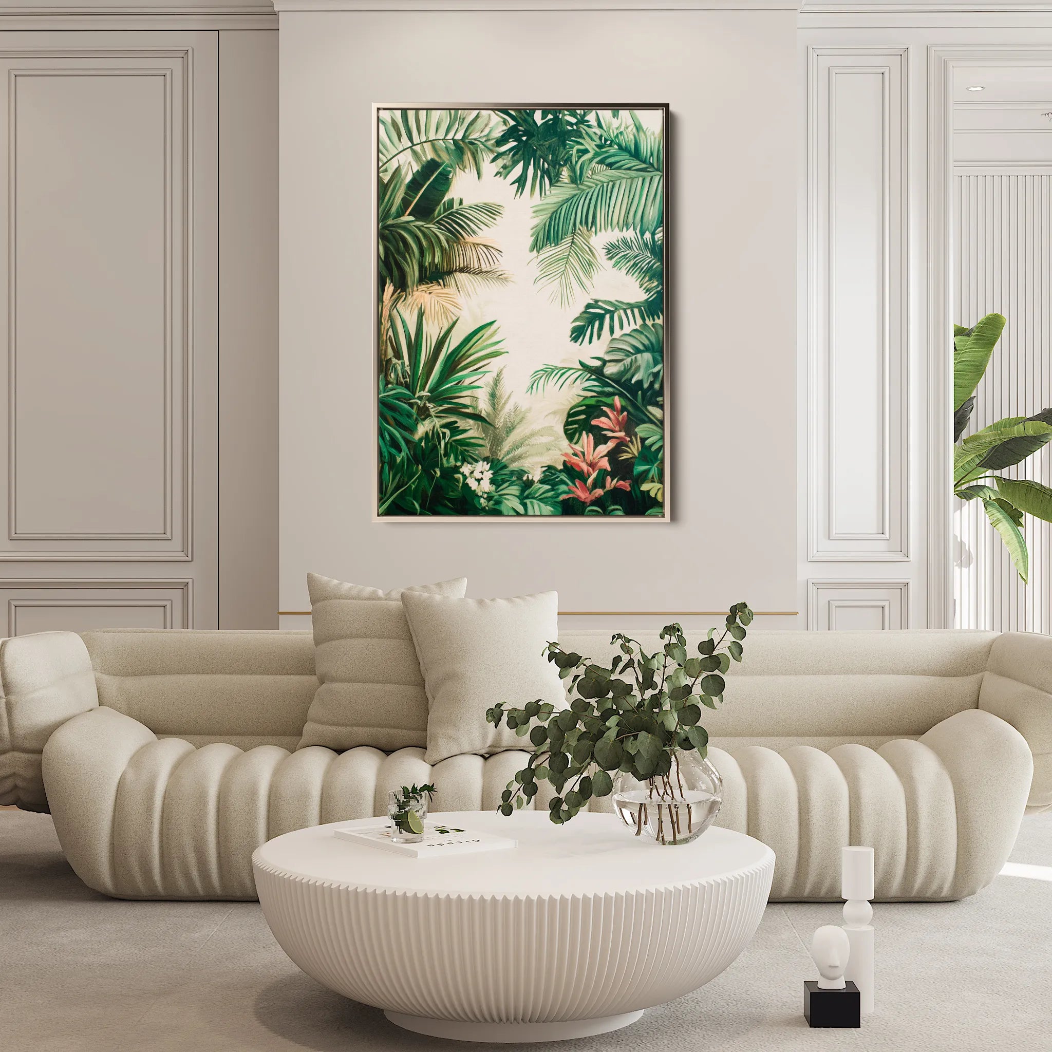 Landscape 331 Canvas Art 60 x 40 cm / Black