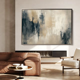 Abstract 332 Canvas Art 60 x 40 cm / Black