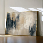Abstract 332 Canvas Art 60 x 40 cm / Black