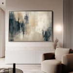 Abstract 332 Canvas Art 60 x 40 cm / Black