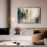 Abstract 332 Canvas Art 60 x 40 cm / Black