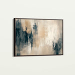 Abstract 332 Canvas Art 60 x 40 cm / Black