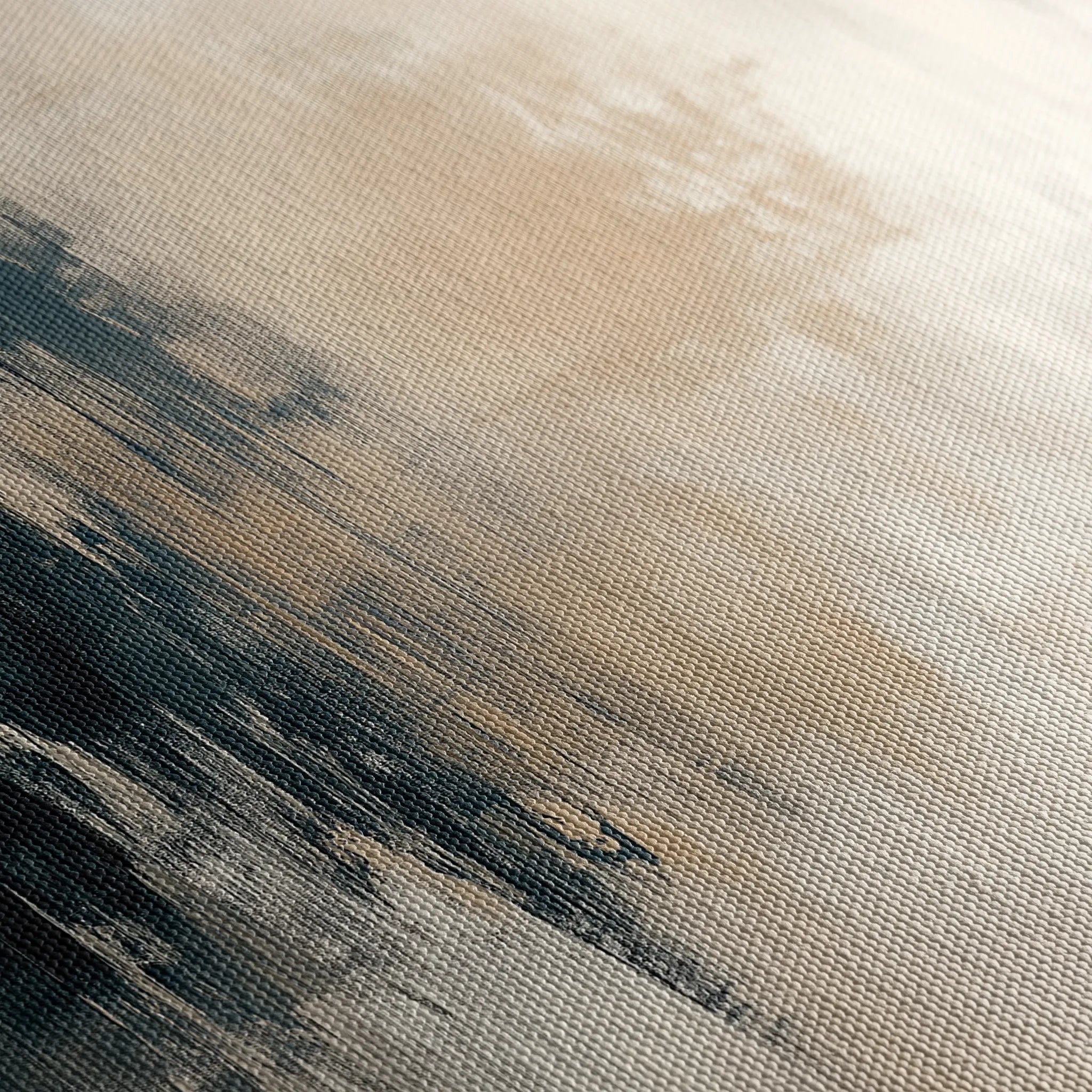 Abstract 332 Canvas Art 60 x 40 cm / Black