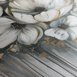 Floral 332 Canvas Art 60 x 40 cm / Black
