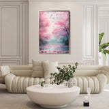 Landscape 332 Canvas Art 60 x 40 cm / Black