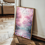 Landscape 332 Canvas Art 60 x 40 cm / Black