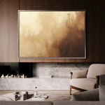 Abstract 333 Canvas Art 60 x 40 cm / Black